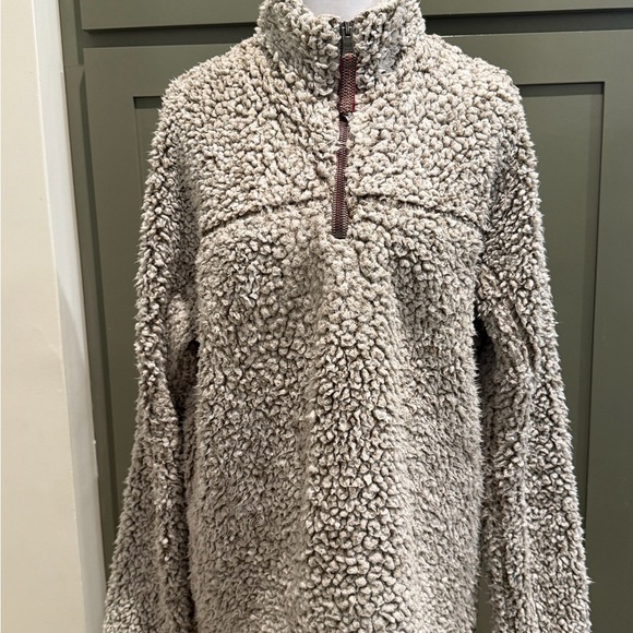 True Grit Crème  Teddy Jacket - Picture 4 of 8